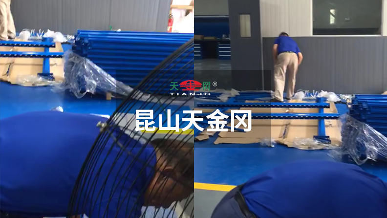 烈日炎炎，依然擋不住工具柜廠家天金岡師傅們上門安裝的腳步